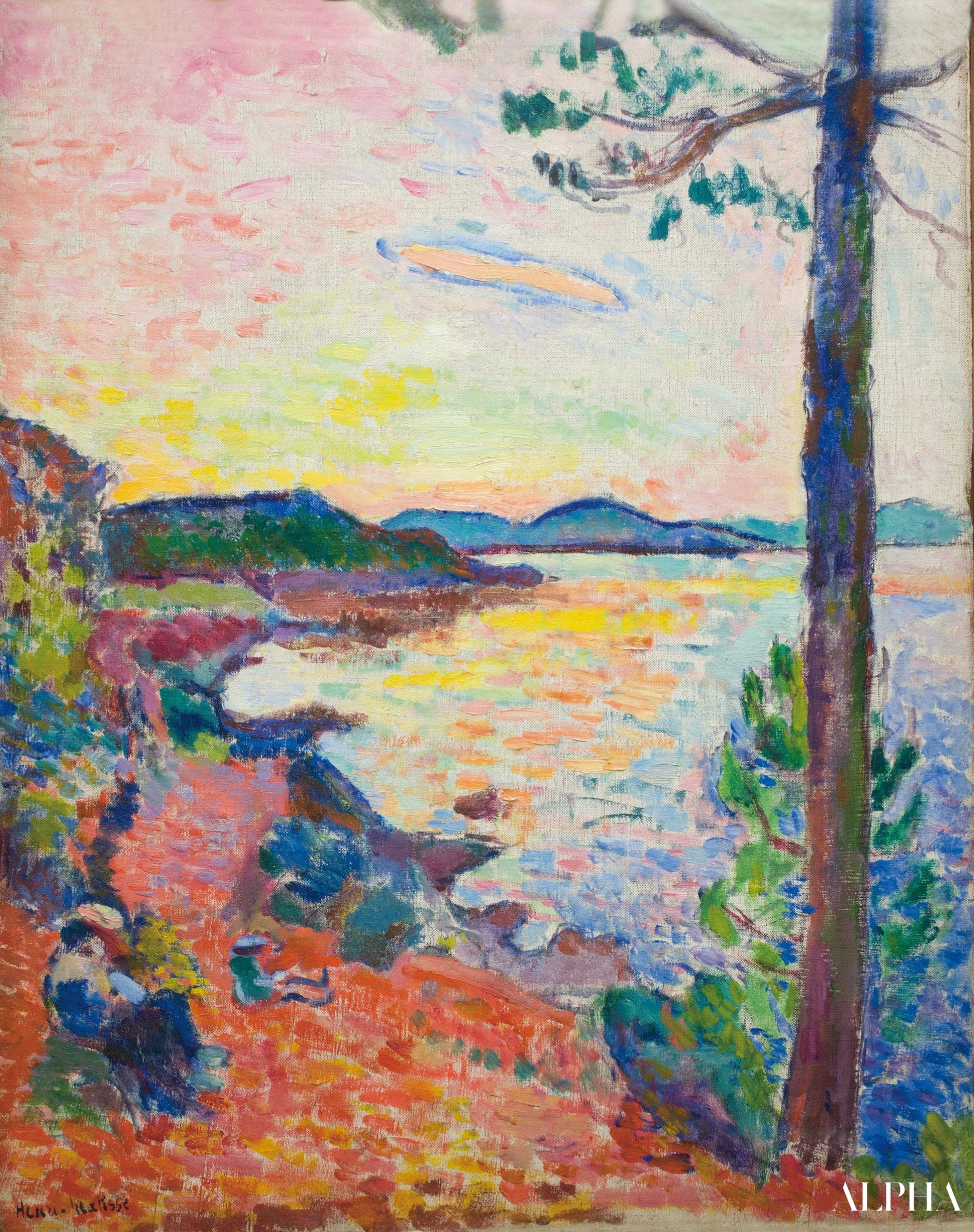Le golfe de Saint-Tropez - Matisse - Reproductions de tableaux et peintures haut de gamme