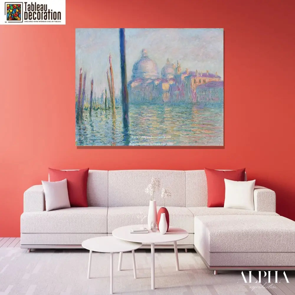 Le Grand Canal - Tableau Monet Venise - Reproductions de tableaux et peintures haut de gamme