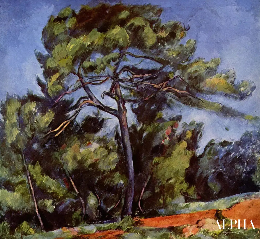 Le grand pin - Paul Cézanne - Reproductions de tableaux et peintures haut de gamme