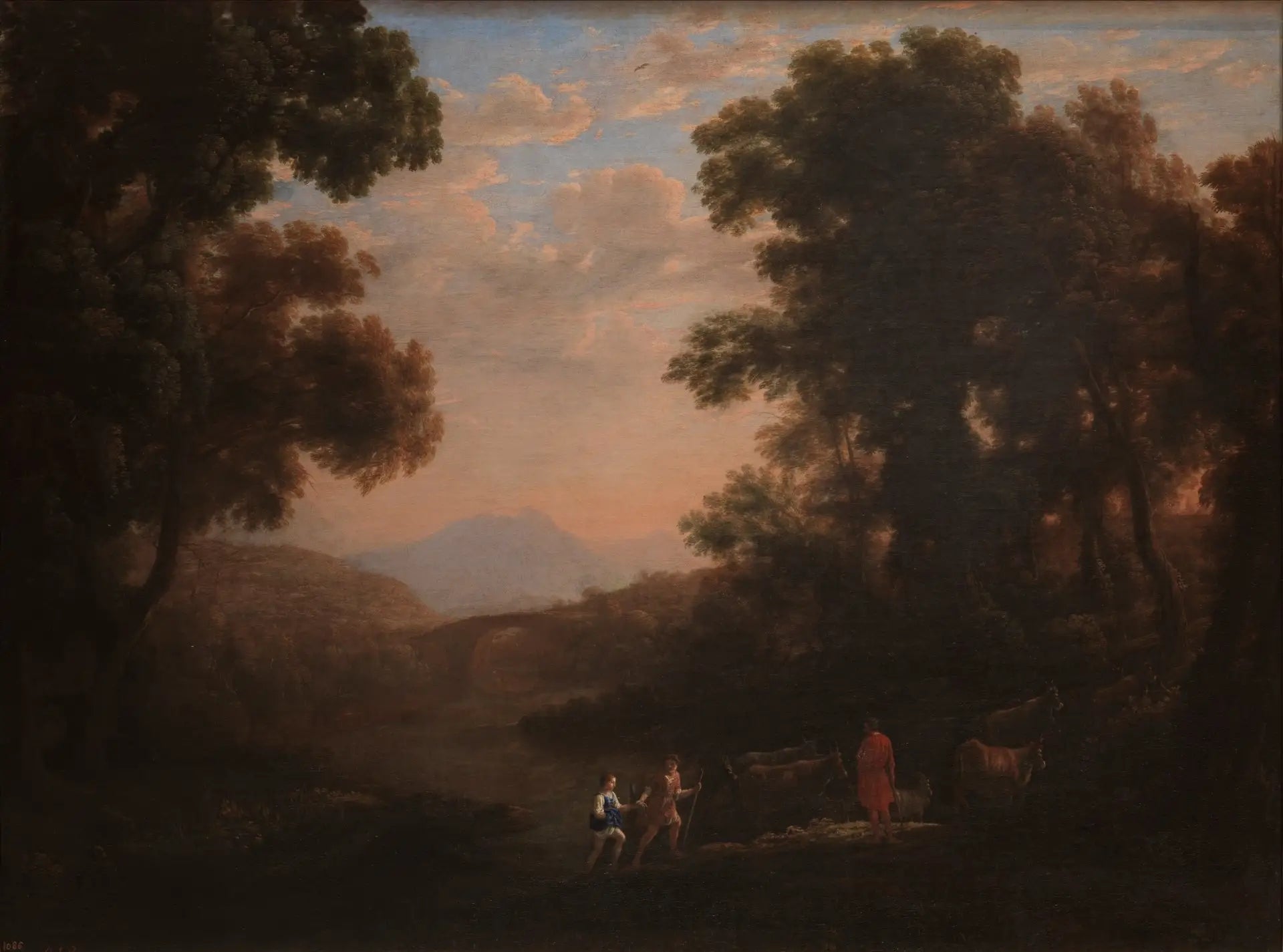 Le gué d’une rivière - Claude Lorrain - Alpha Reproduction
