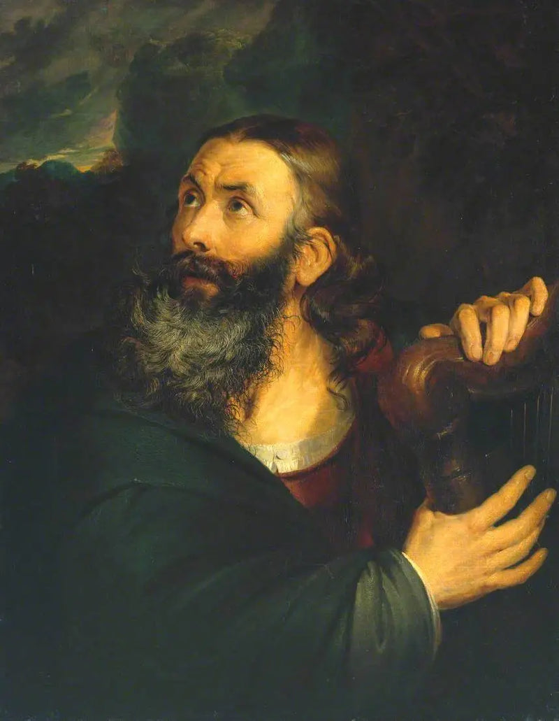 The Harfista - Edwin Henry Landseer