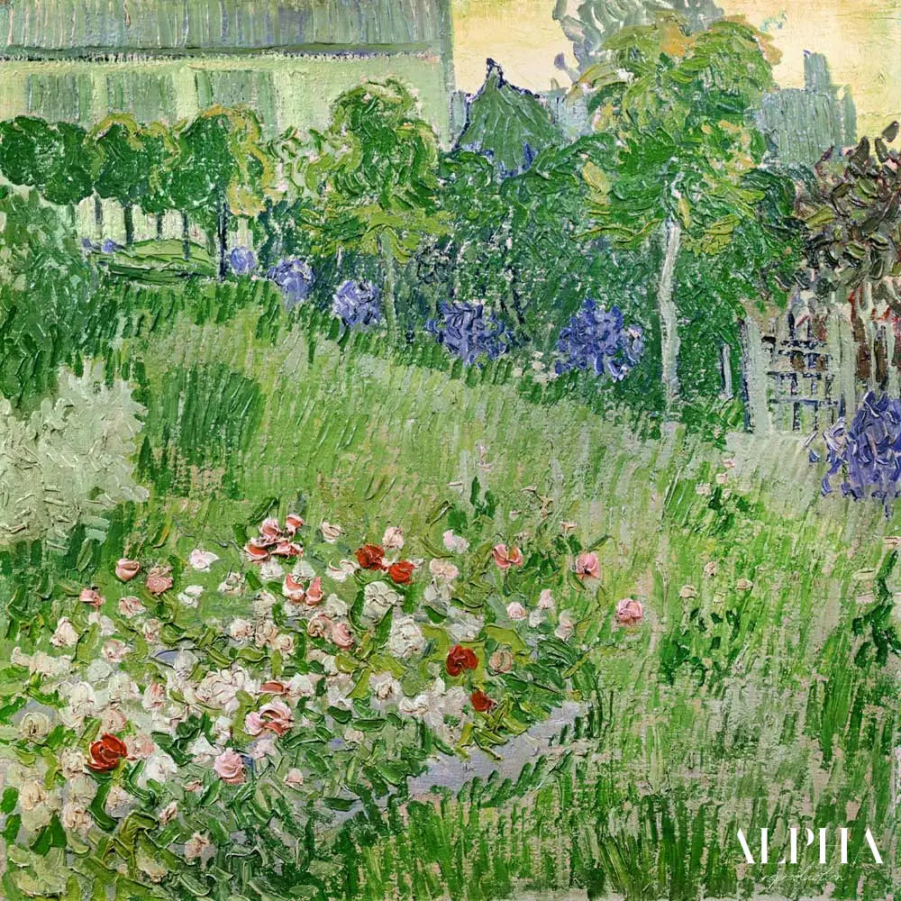 Le jardin de Daubigny - Van Gogh - Reproductions de tableaux et peintures haut de gamme