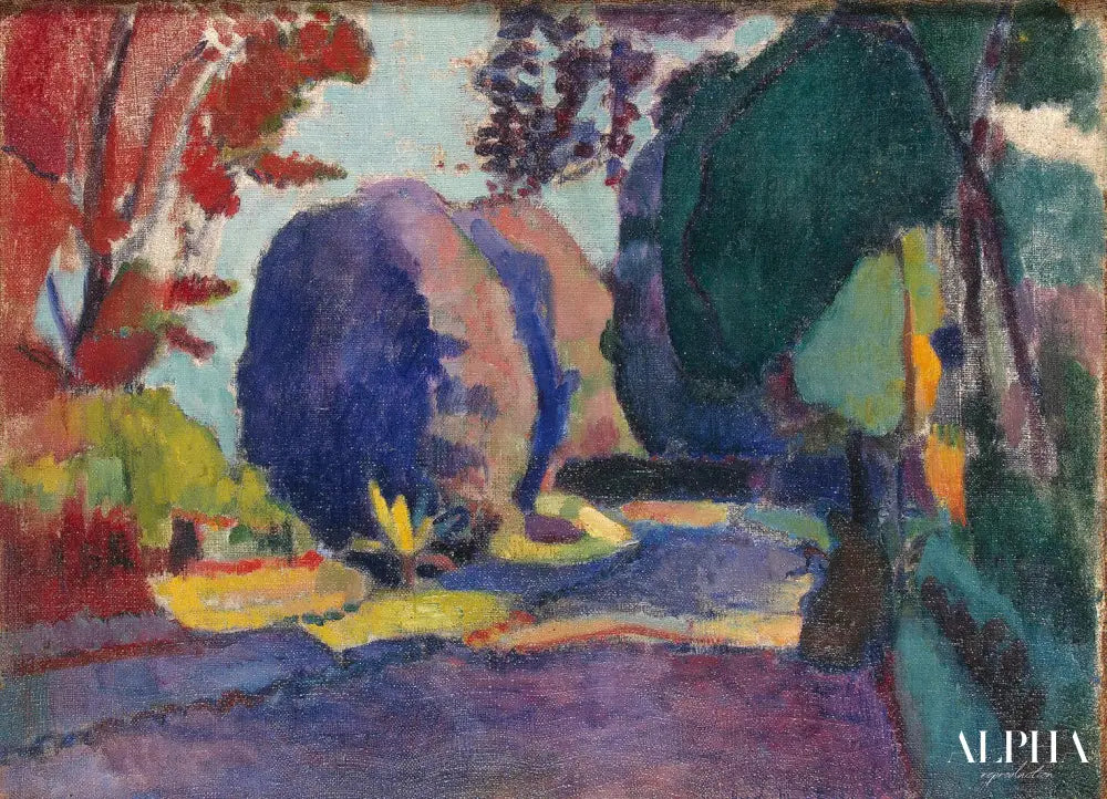 Le jardin du Luxembourg - Matisse - Reproductions de tableaux et peintures haut de gamme