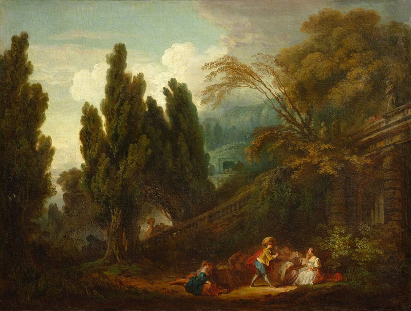 Hra s paletou - Jean-Honoré Fragonard