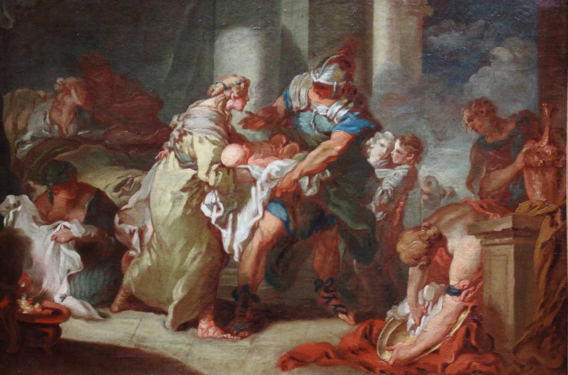 Mladý Pyrrhus zachráněn? - François Boucher