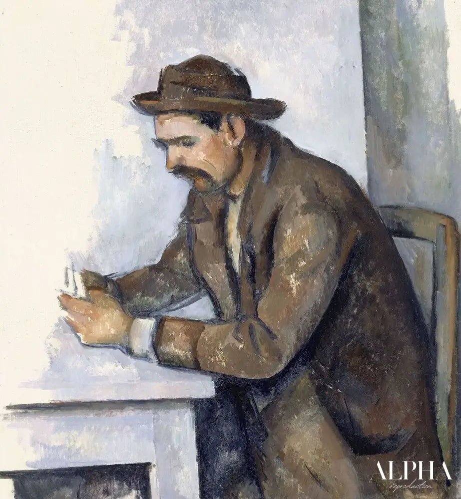 Le joueur de cartes - Paul Cézanne - Reproductions de tableaux et peintures haut de gamme