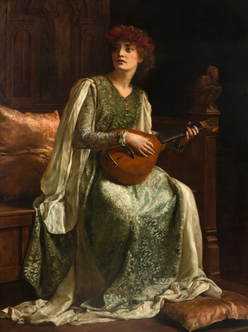 Hráč loutny - John Collier