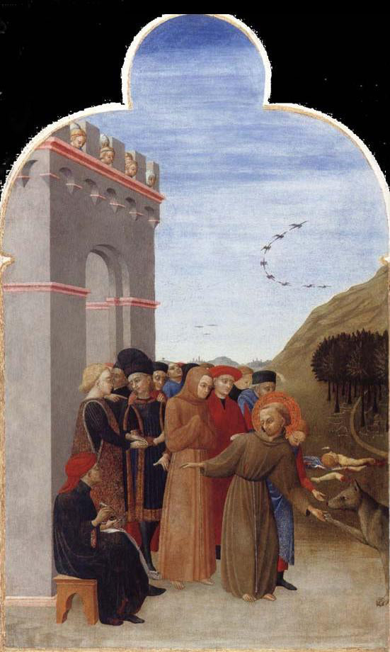 Vlk z Gubbia - Stefano di Giovanni (Sassetta)