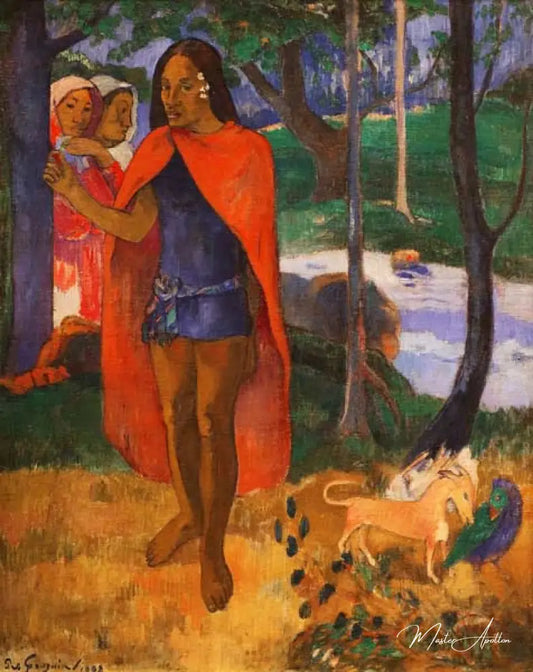 Le magicien des Hivaoa - Paul Gauguin - Reproductions de tableaux et peintures haut de gamme