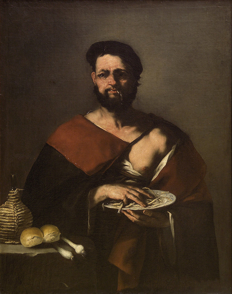 Pojídač ryb - Luca Giordano