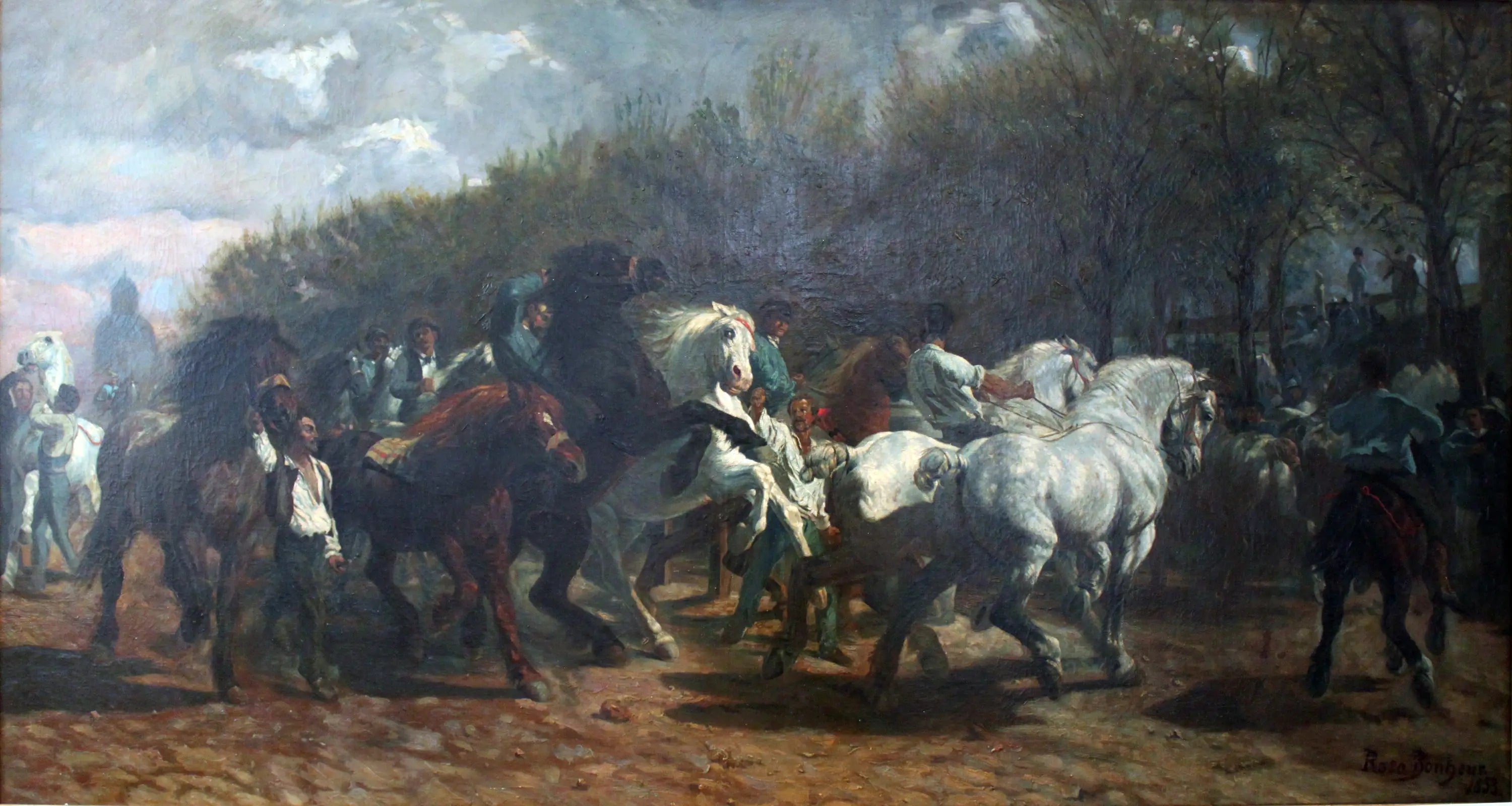Le marché aux chevaux - Rosa Bonheur - Alpha Reproduction