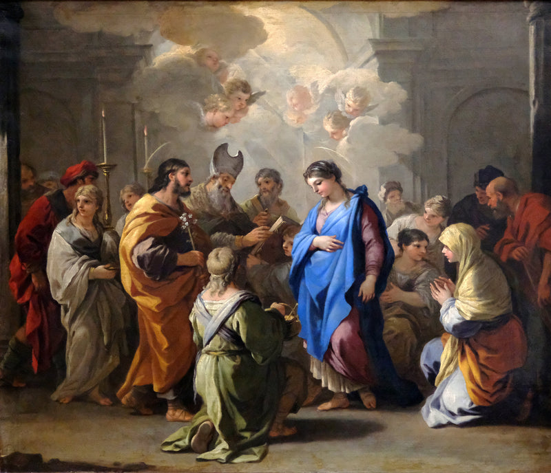 Svatba Panny Marie - Luca Giordano