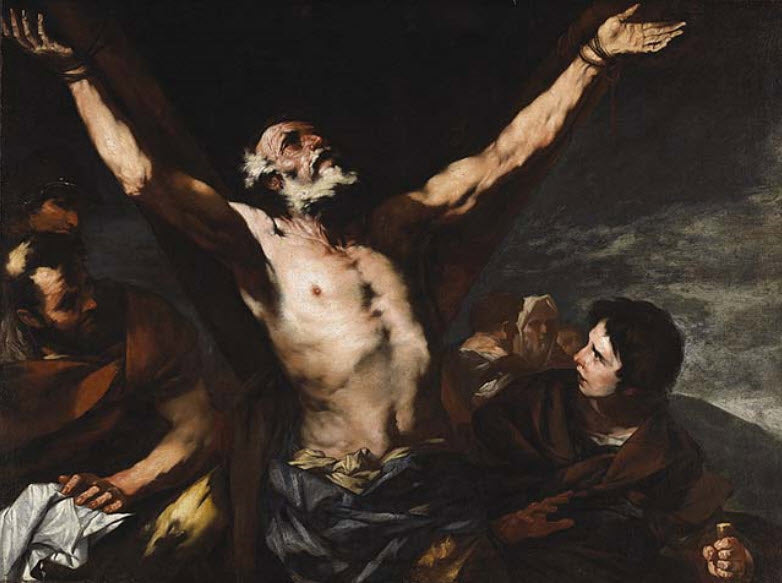 Mučení svatého Ondřeje - Luca Giordano