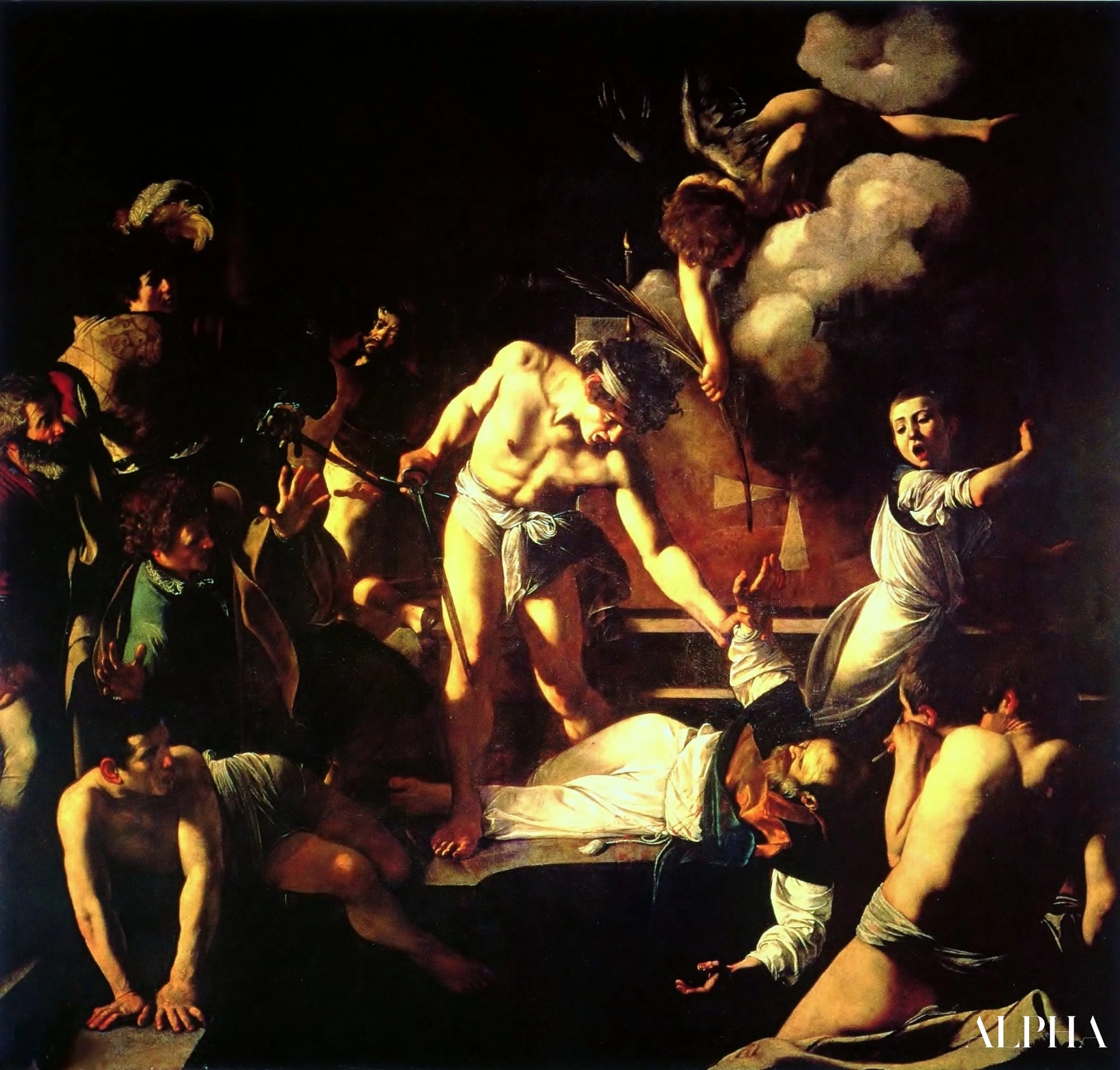 Le Martyre de saint Matthieu - Caravage - Reproductions de tableaux et peintures haut de gamme