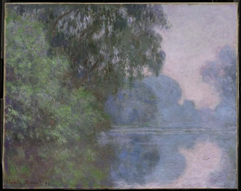 Ráno na Seině, poblíž Giverny - Claude Monet