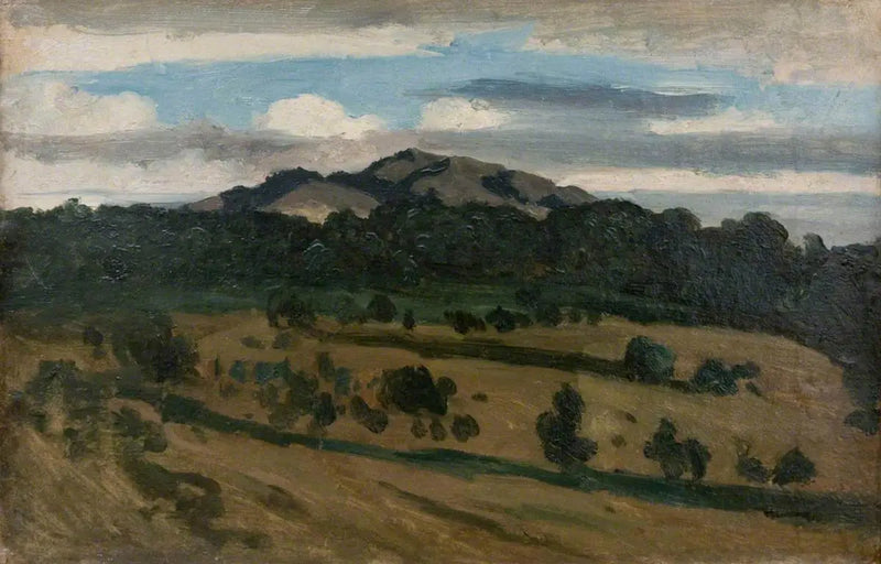 Monte Soracte, Itálie - Jean-Baptiste Camille Corot