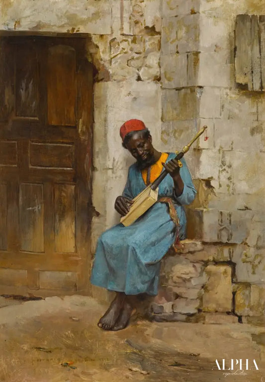 Le musicien - Arthur von Ferraris Reproductions de tableaux à la peinture à l’huile