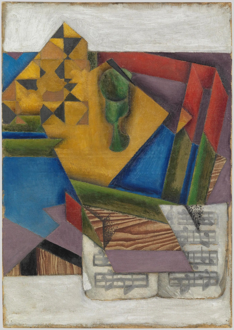 Notový papír - Juan Gris