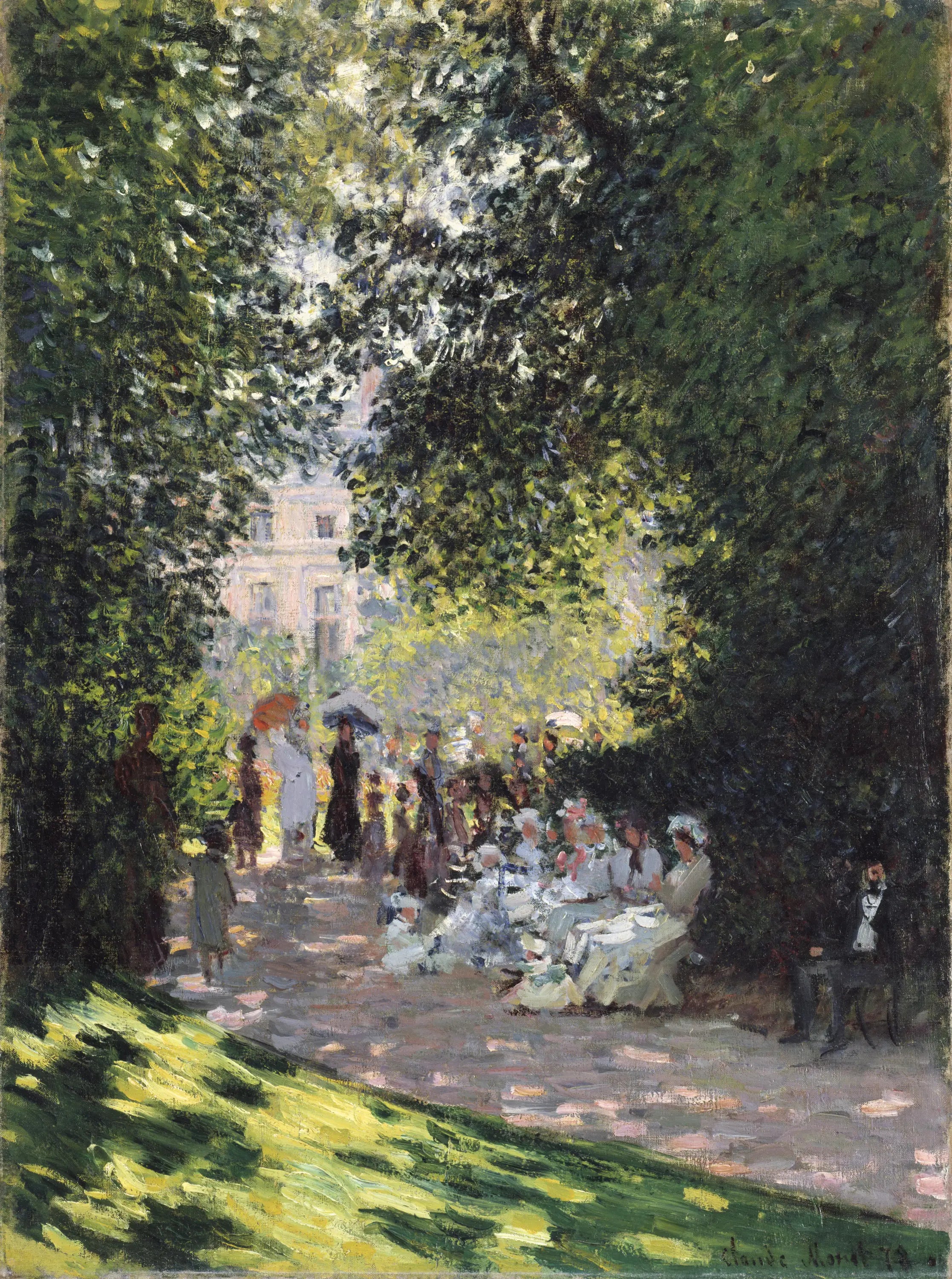 Reproduction du tableau « Le Parc Monceau - Claude Monet » par Alpha Reproduction en peinture à l’huile
