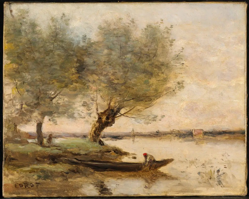 Rybář - Jean-Baptiste Camille Corot