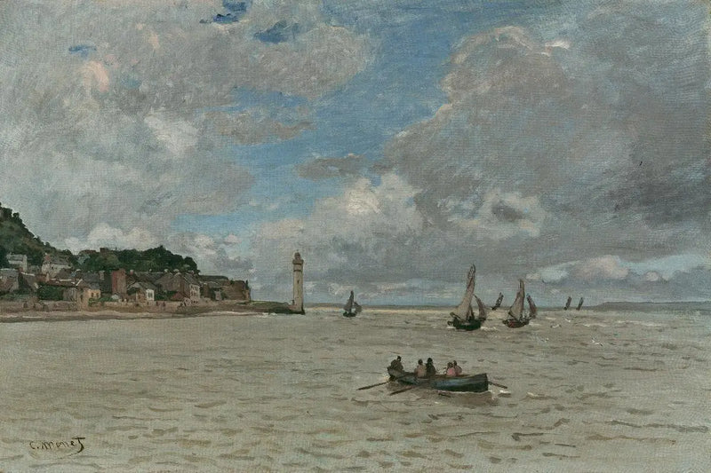Maják v Honfleur - Claude Monet