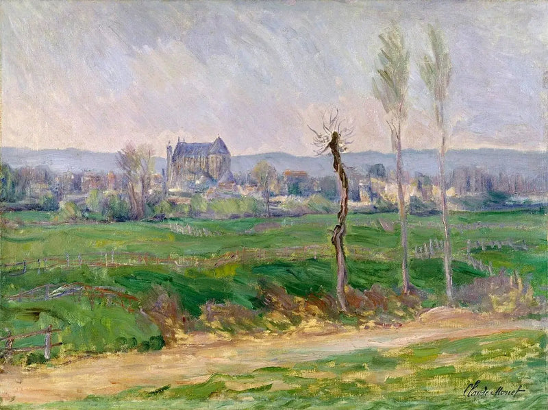Pohled na Vernon - Claude Monet