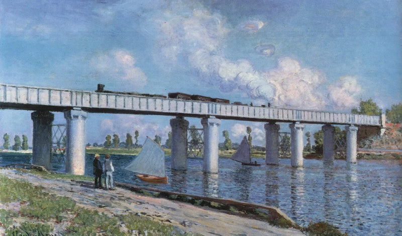 Železniční most v Argenteuil - Claude Monet