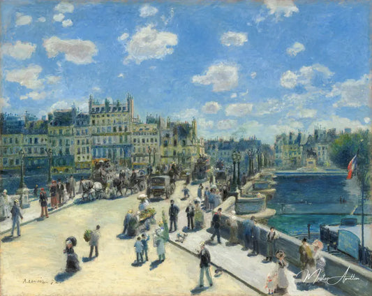 Le Pont-Neuf - Pierre-Auguste Renoir - Reproductions de tableaux et peintures haut de gamme