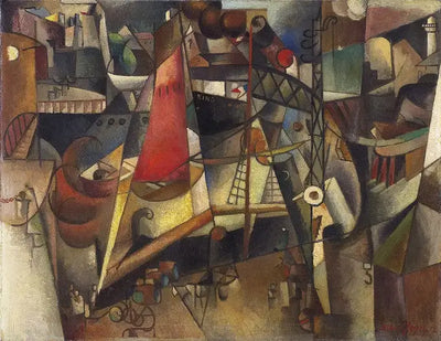 Le port (Marseille) - Albert Gleizes - Alpha Reproduction
