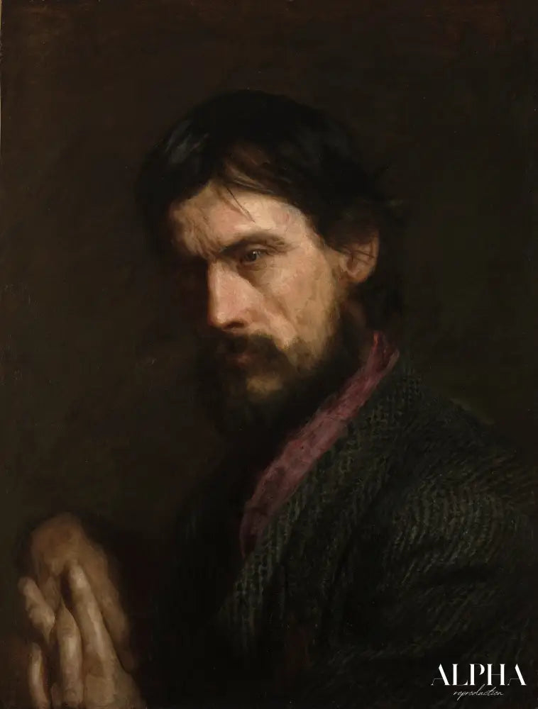 Le portrait d'ancien combattant de George Reynolds - Thomas Eakins - Reproductions de tableaux et peintures haut de gamme