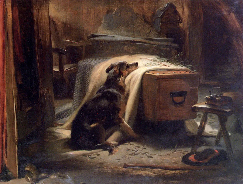 Hlavní pláčoun starého pastýře - Edwin Henry Landseer