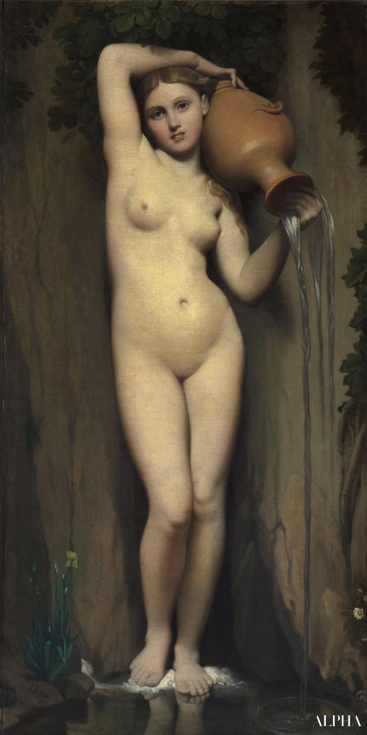 Le printemps - Jean-Auguste-Dominique Ingres - Reproductions de tableaux et peintures haut de gamme