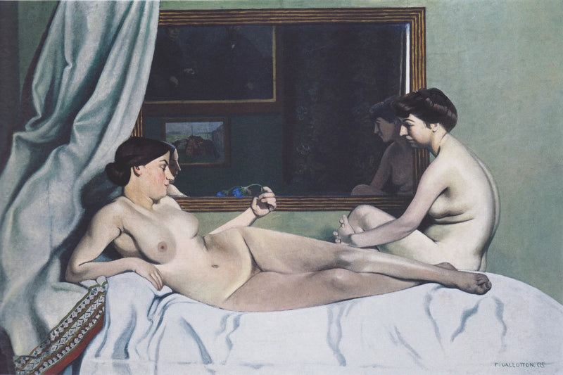 Odpočinek modelů - Félix Vallotton
