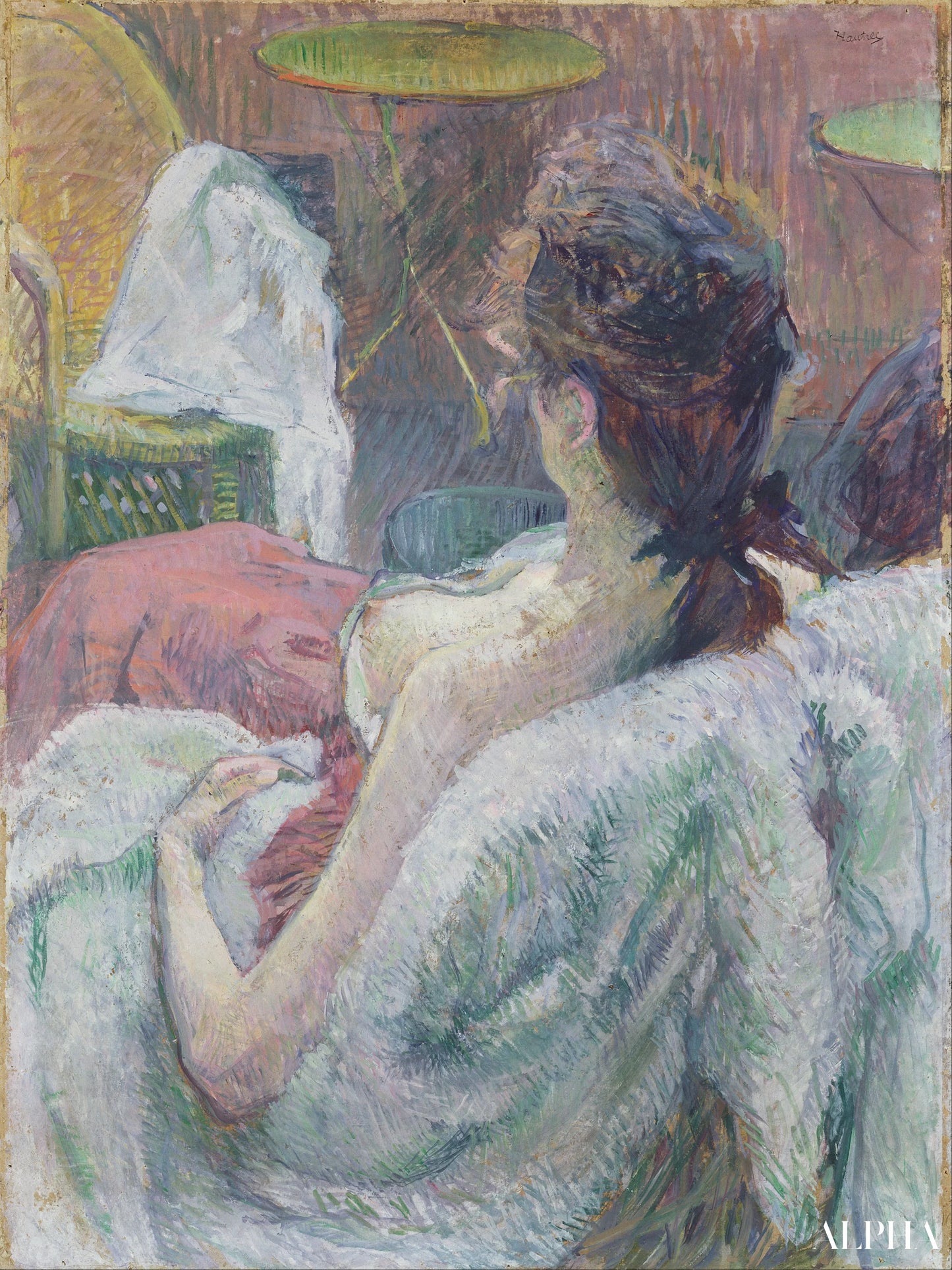 Le repos du modèle - Toulouse Lautrec - Reproductions de tableaux et peintures haut de gamme