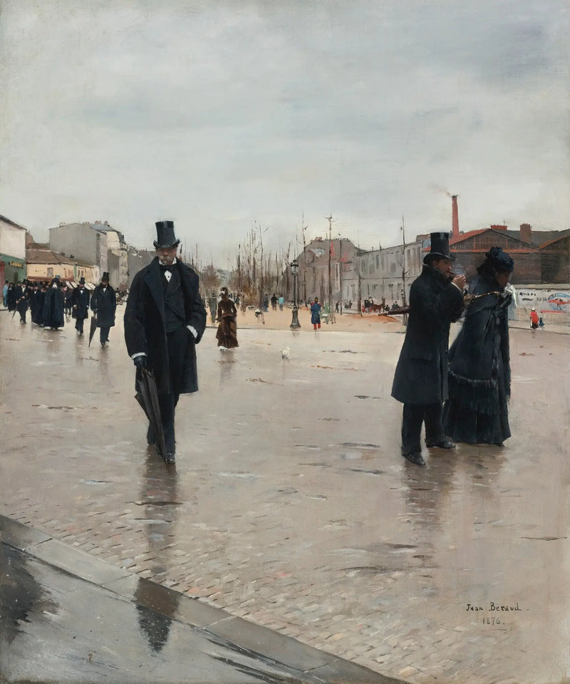 Návrat pohřbu - Jean Béraud