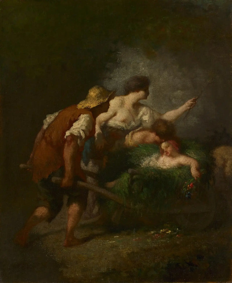 Návrat na pole - Jean-François Millet