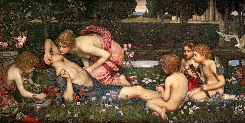 Probuzení Adonise - John William Waterhouse