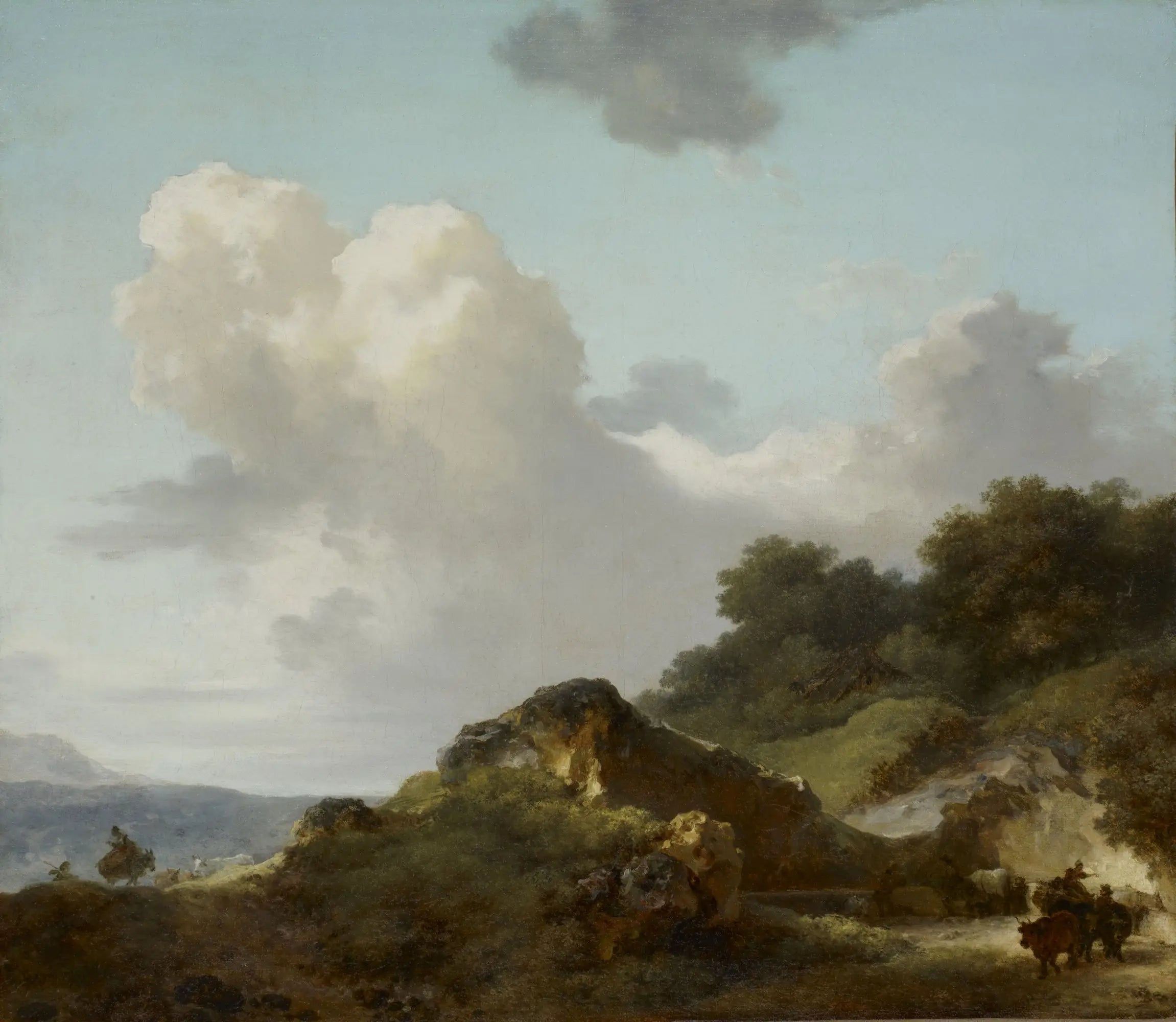 Le rocher - Jean-Honoré Fragonard - Alpha Reproduction