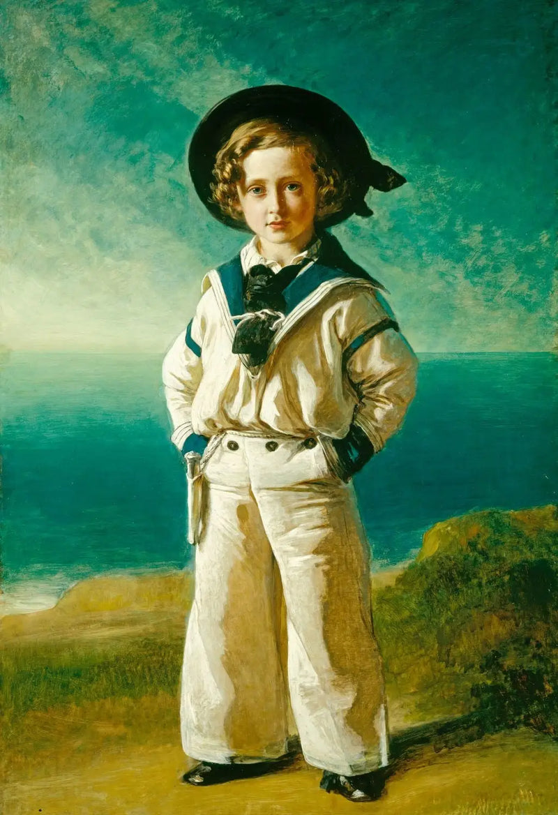 Král Eduard VII. (1841-1910), zatímco Albert Eduard, princ z Walesu - Franz Xaver Winterhalter