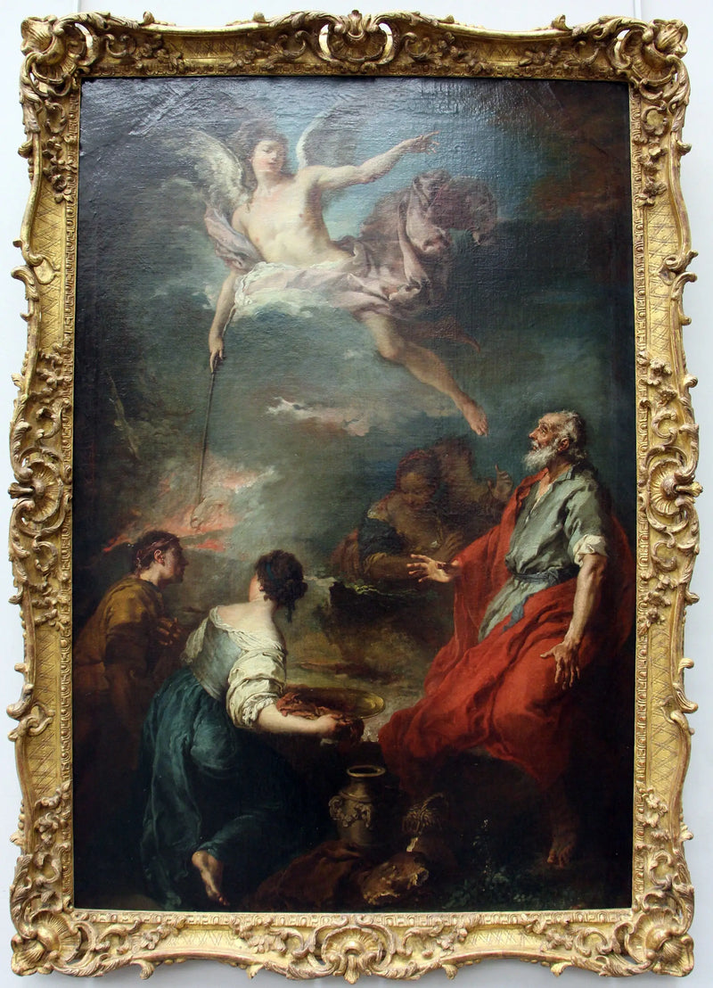 Oběť Gedeona - François Boucher