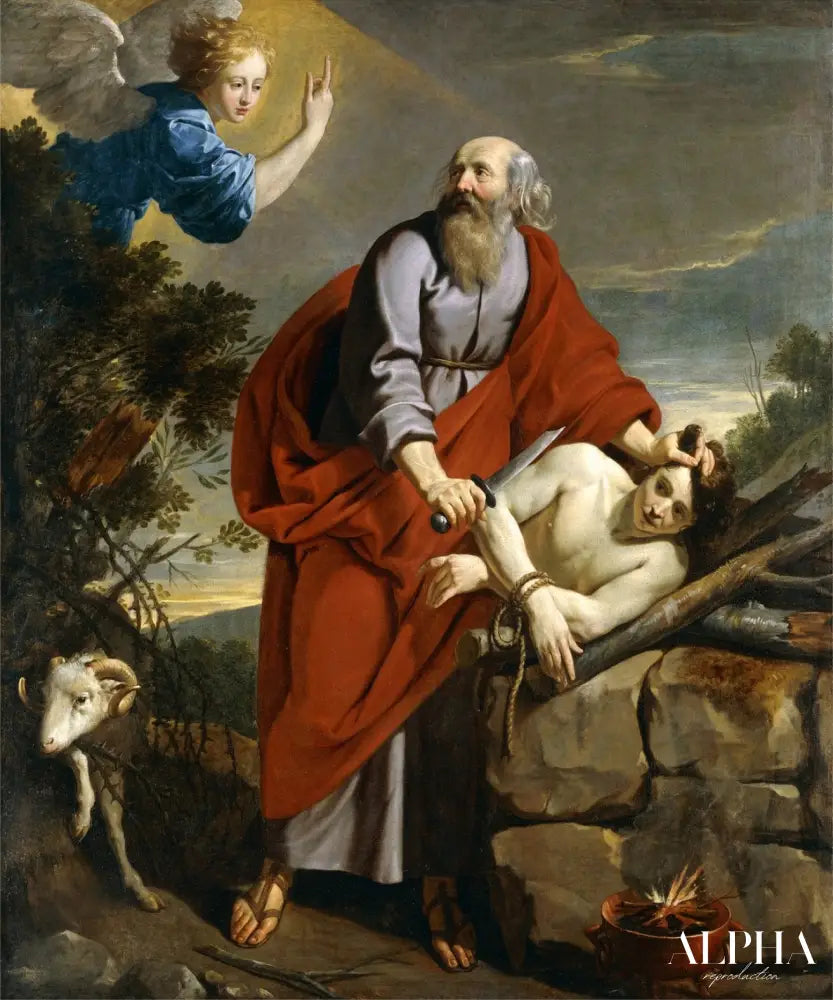 Le sacrifice d'Isaac - Philippe de Champaigne - Reproductions de tableaux et peintures haut de gamme