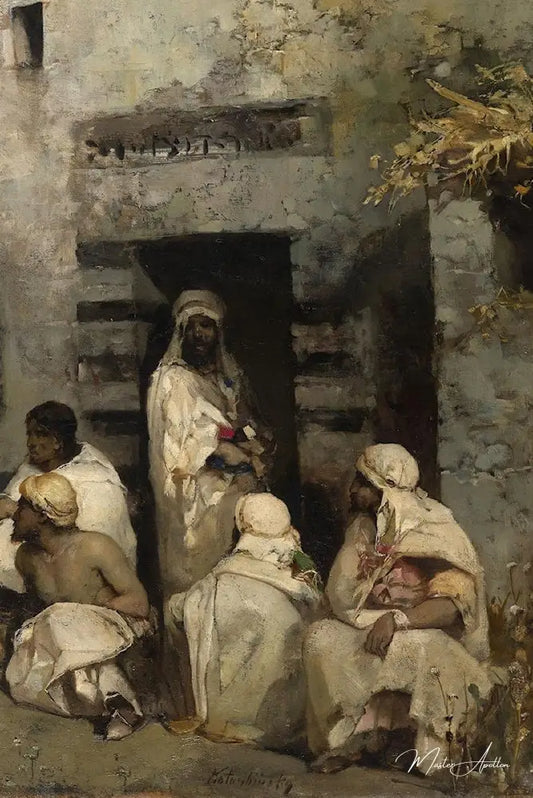 Le Sermon à Capharnaüm - Wilhelm Kotarbiński Reproductions de tableaux à la peinture à l’huile