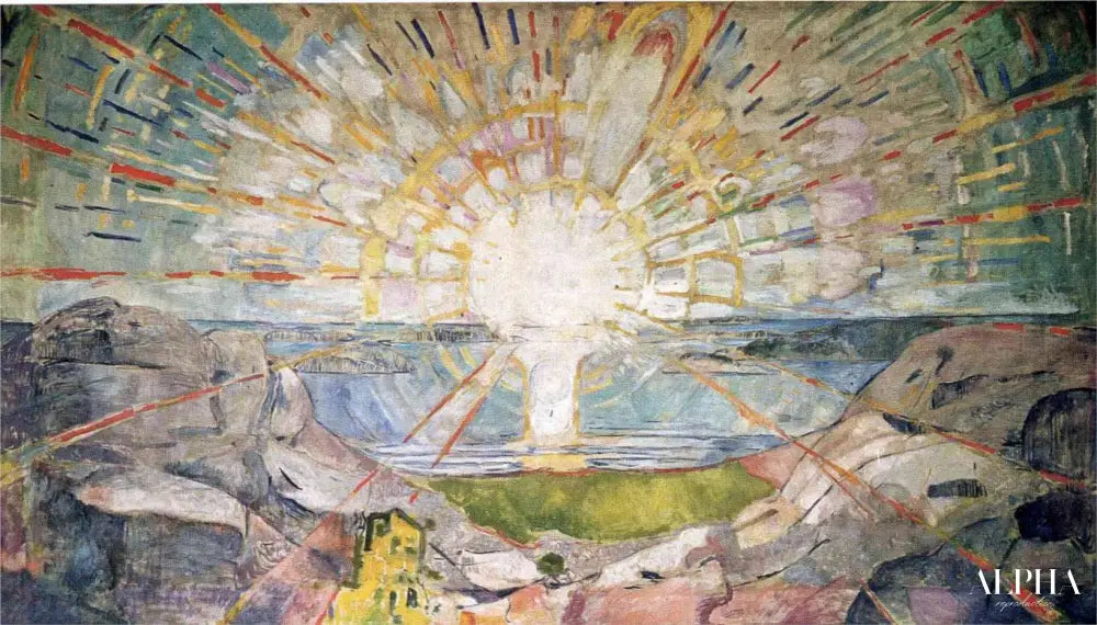 Le Soleil - Edvard Munch - Reproductions de tableaux et peintures haut de gamme