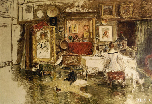 The Tenth Street Studio - William Merritt Chase - Reproductions de tableaux et peintures haut de gamme