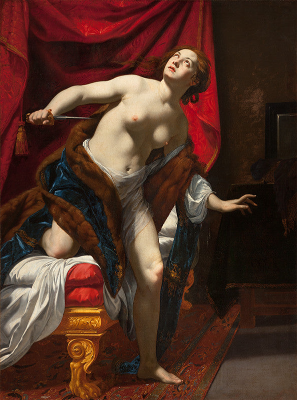 Sebevražda Lucrecie - Simon Vouet