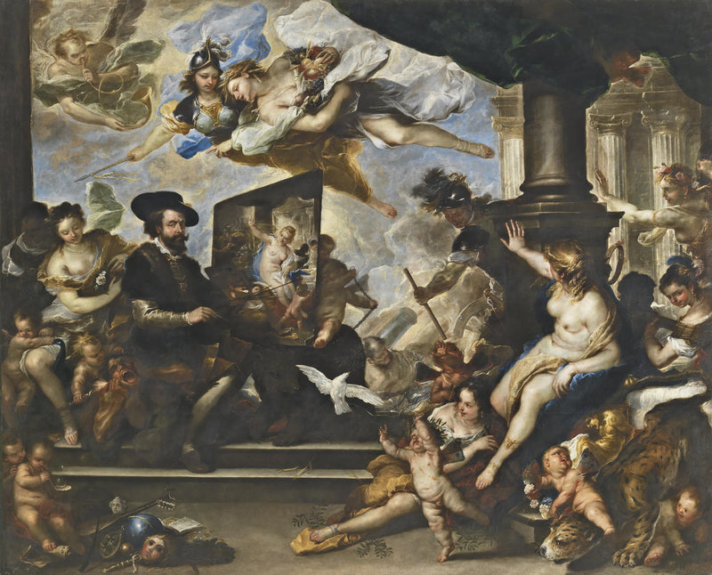 Obraz Rubense „ Alegorie míru “ - Luca Giordano