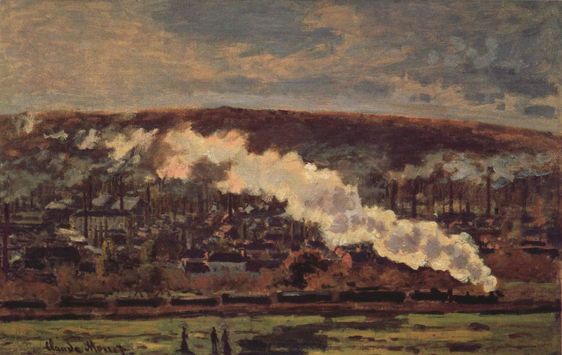 Nákladní vlak - Claude Monet