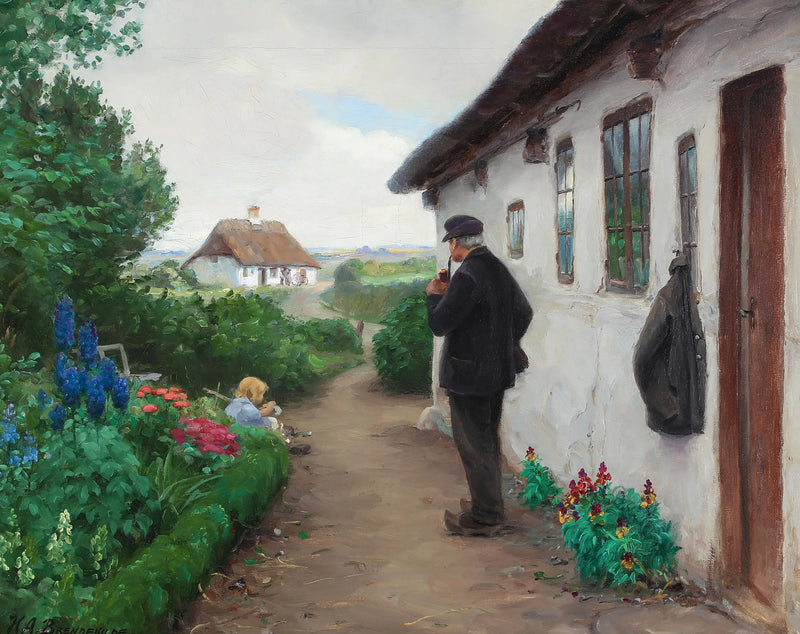 Cestovní dělník Chr. Larsen z Jyllinge. - H. A. Brendekilde