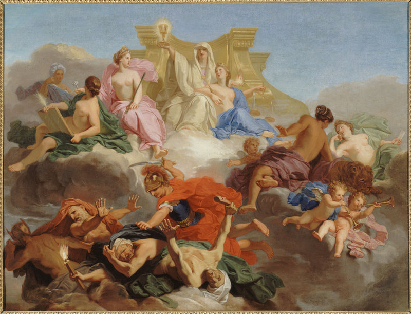 Vítězství spravedlnosti - Jean-Baptiste Jouvenet