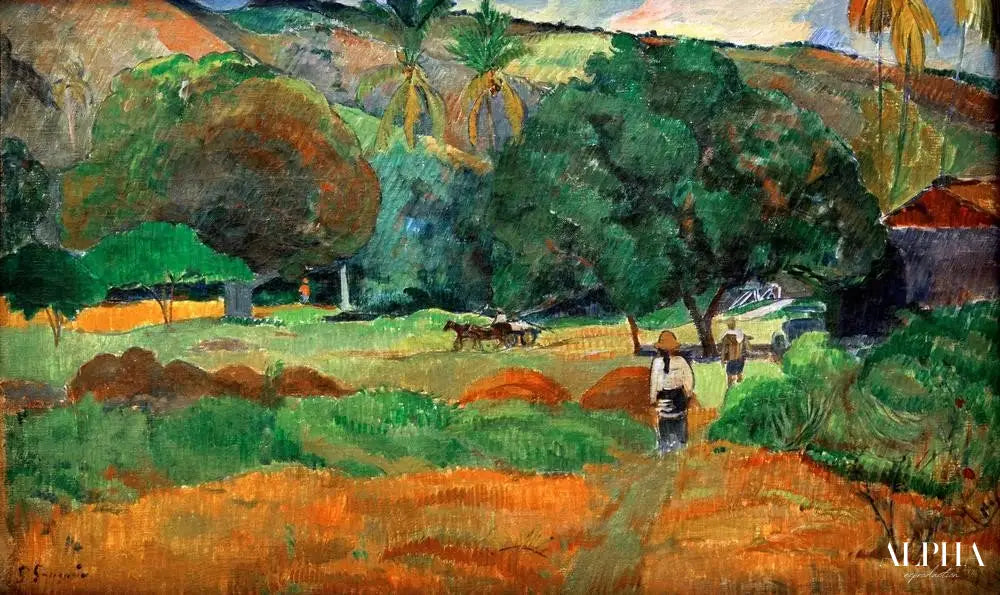 Le vallon - Paul Gauguin - Reproductions de tableaux et peintures haut de gamme